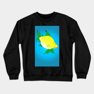 Lemonshark cartoon style Crewneck Sweatshirt